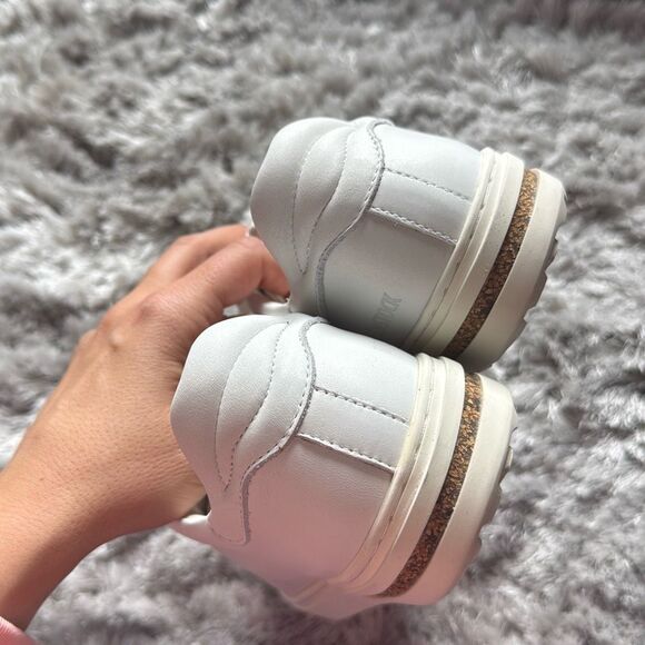 Birkenstock Bend Low White Leather Shoe Size EU 39 Narrow Fit - Picture 7 of 11